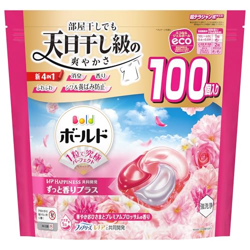 ジェルボール 4in1 華やかおひさまとプレミアムブロッサムの香り 詰め替え 100個 1