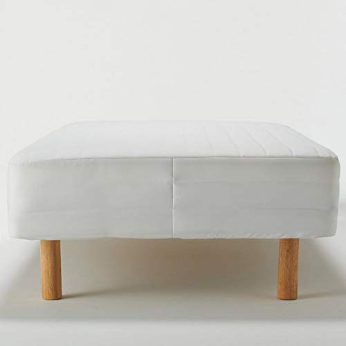 無印良品 脚付マットレス　高密度ポケットコイル シングル　スチールメッシュ 脚付マットレス・高密度ポケットコイル・シングル（スチールメッシュ