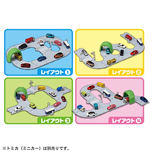 トミカタウン くみかえかんたん！ベーシックどうろセット 4