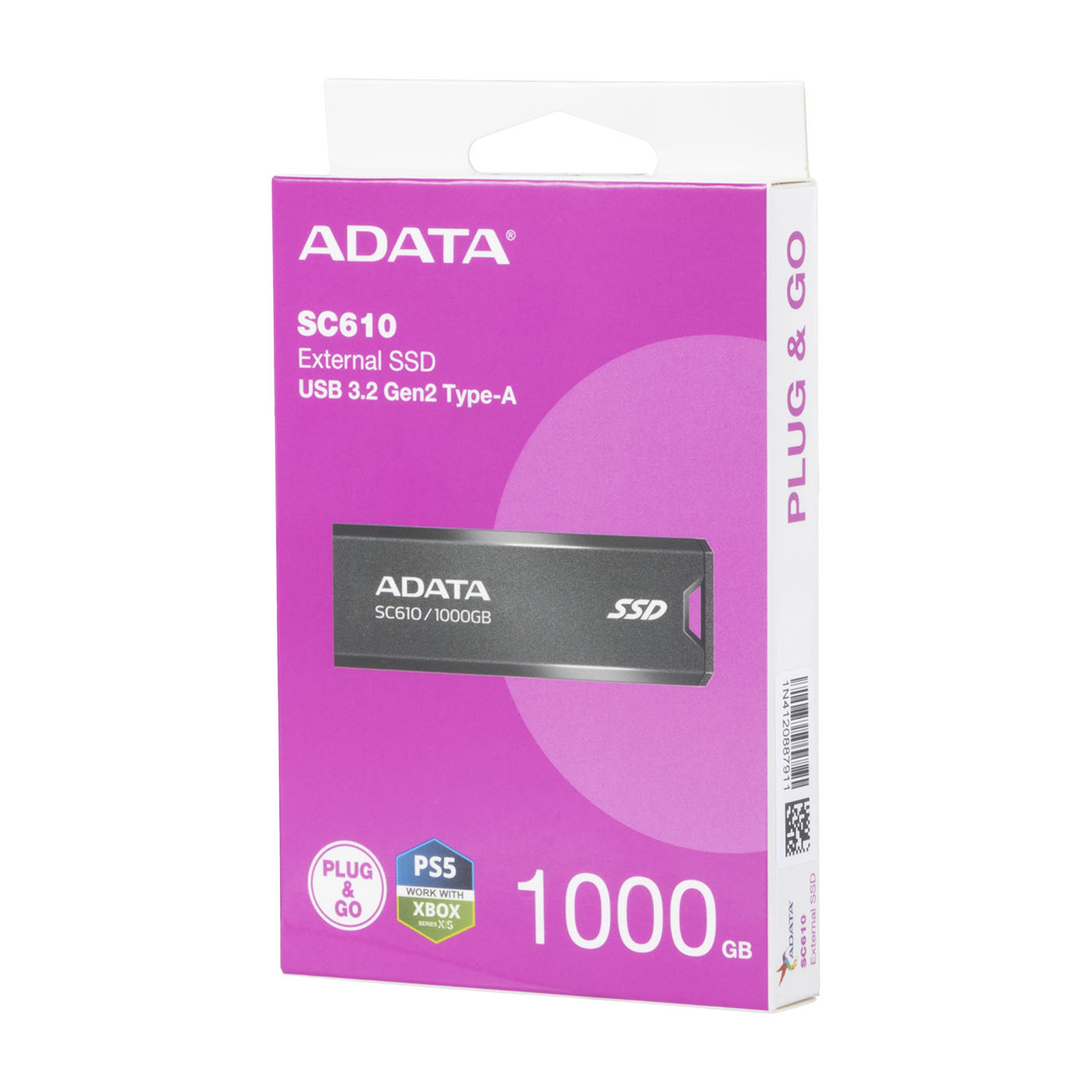 ADATA TECHNOLOGY USBフラッシュドライブ SC610-1000G-CBK/RDを検証