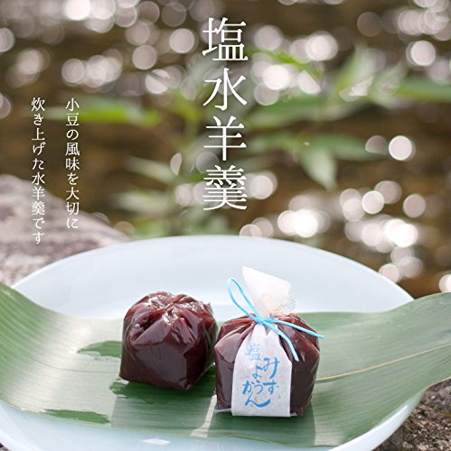 竹籠入り 塩水羊羹12個入 2