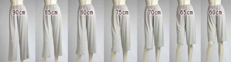 ペチコート屋 丈が選べるロングさらすべペチパンツ 3