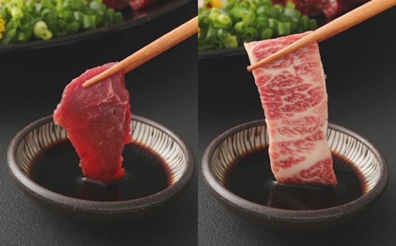 自家牧場産馬刺し 4種食べ比べセット 3