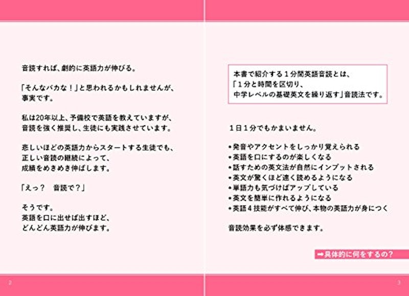 1分間英語音読 3