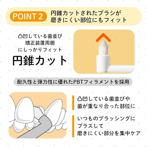 タフトハブラシ ポイントケア 5