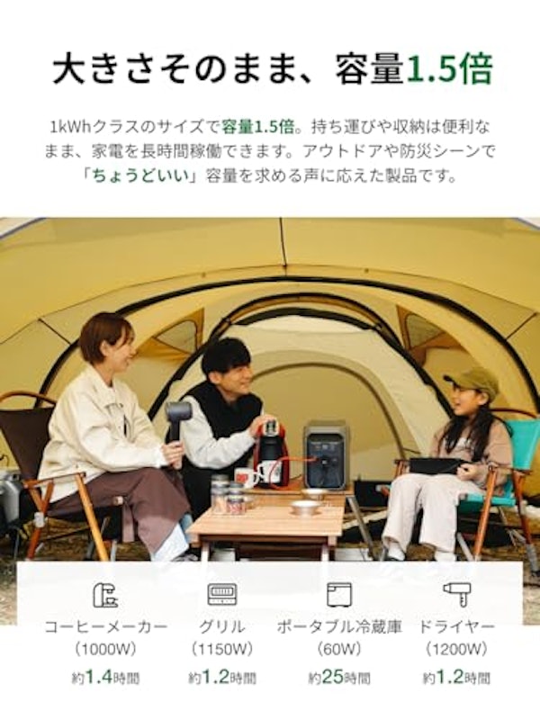 DELTA 3 1500 + 125W 両面ソーラーパネル セット 3