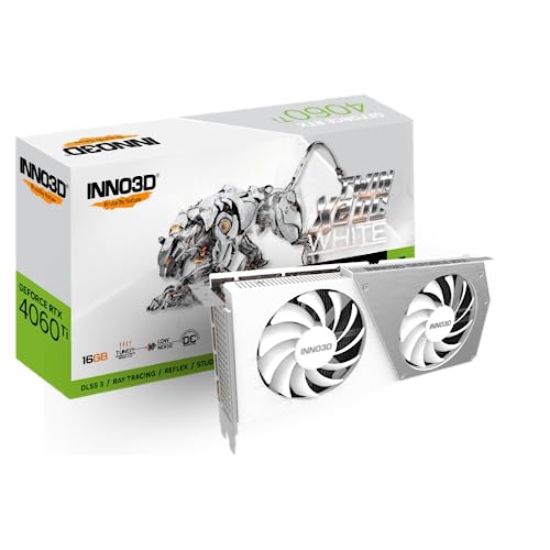 GeForce RTX 4060Ti 16GB TWIN X2 OC WHITE 1