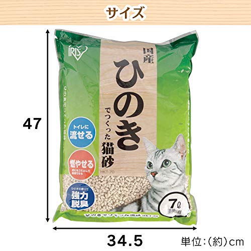 ひのきでつくった猫砂 5