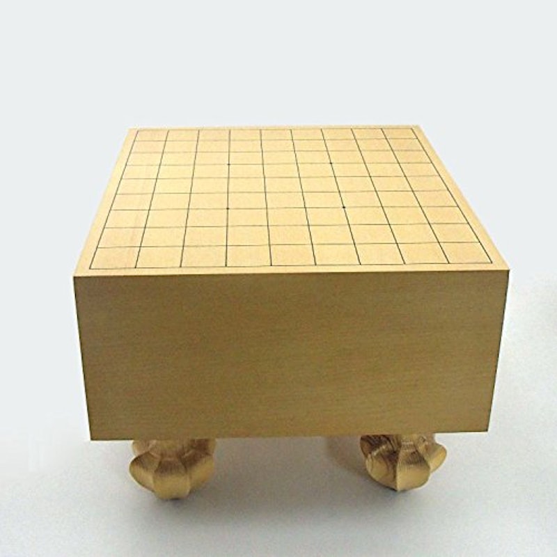 エコ足付将棋盤5寸と木製白椿上彫将棋駒 2
