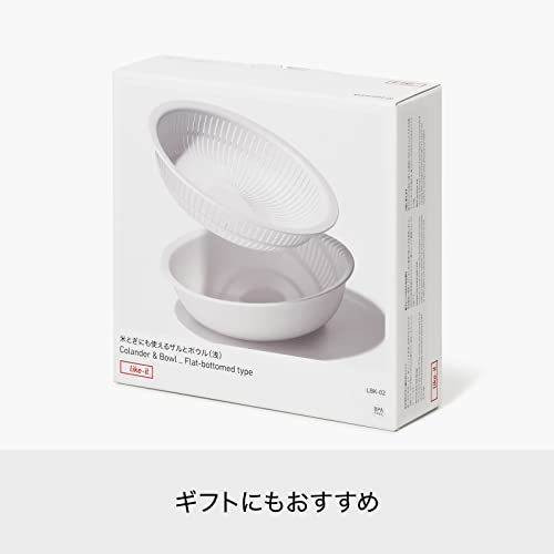 米とぎにも使えるザルとボウル 7
