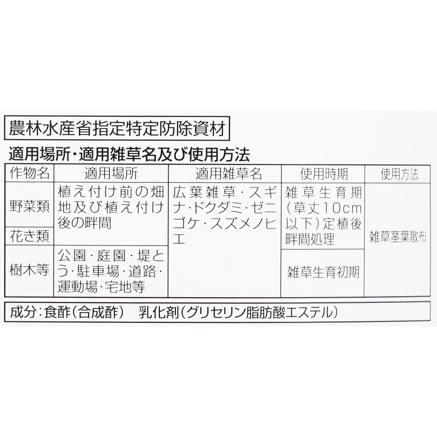 オーシマ小野商事 はやく効くお酢の除草剤を検証レビュー！除草剤の選び方も紹介 2