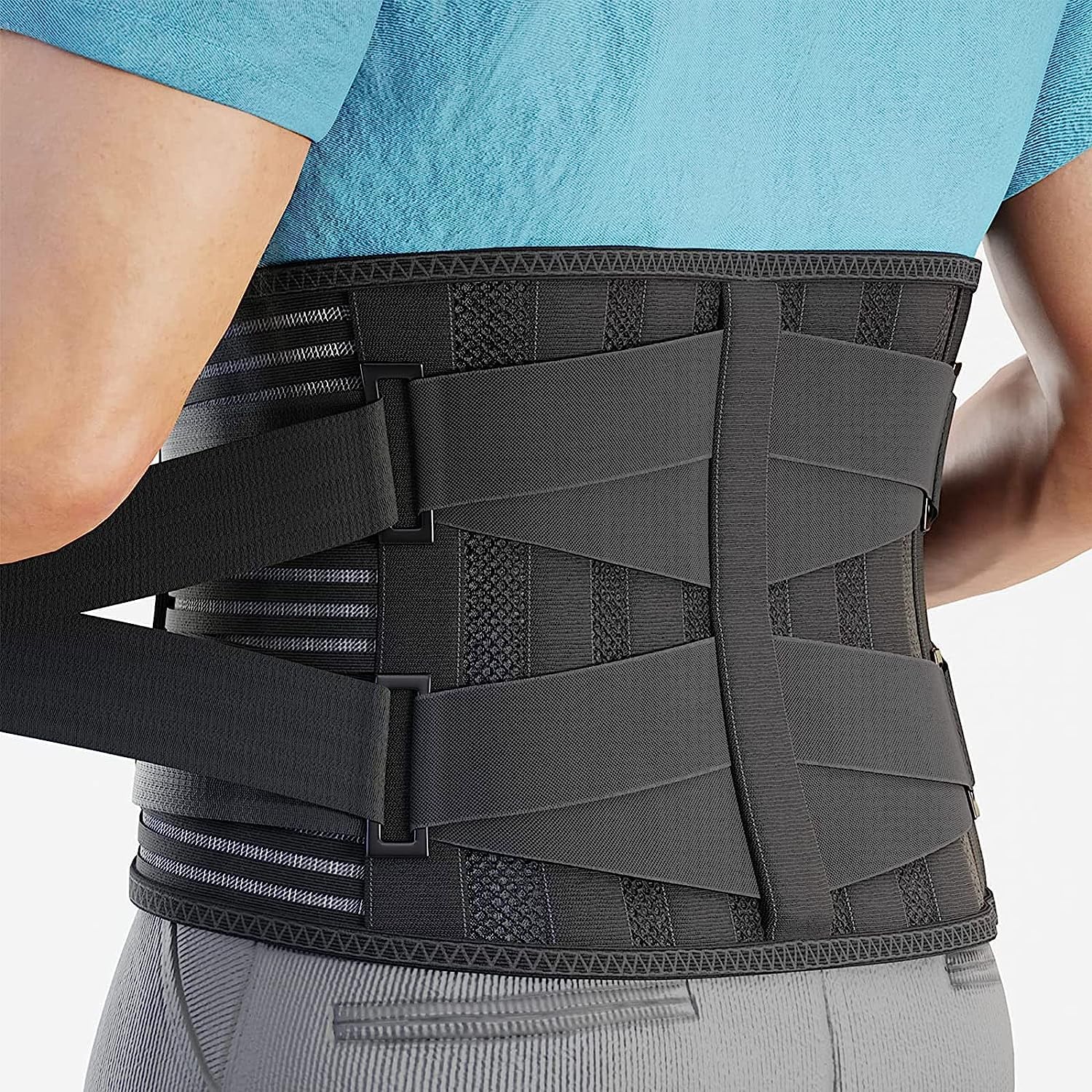 楽腰帯 腰部保護ベルト 骨盤補強 腹圧効果 腰痛対策 - その他