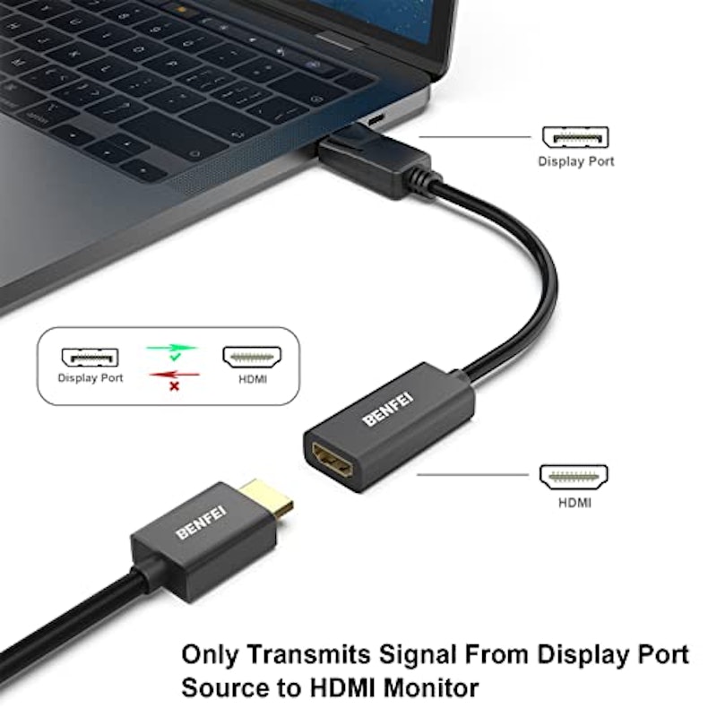 DisplayPort - HDMI 変換ケーブル 2