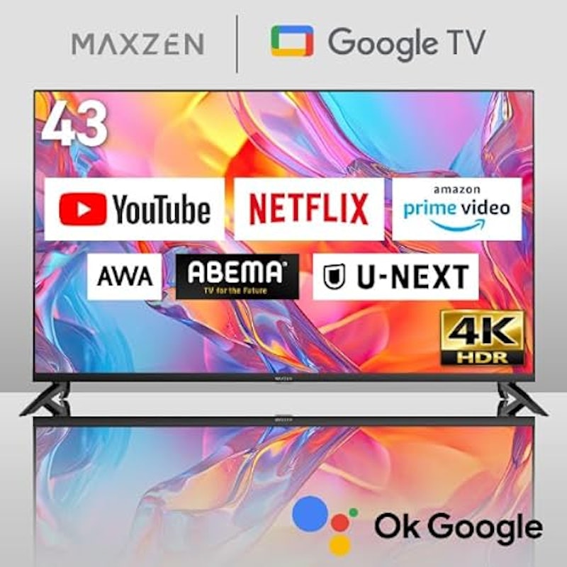 43V型 4K対応GoogleTV 2