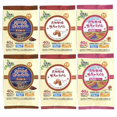 生キャラメル小袋タイプ3種6個セット 1