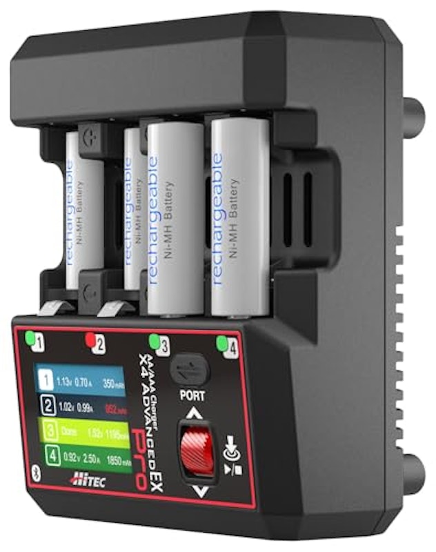 AA/AAA Charger X4 Advanced EX Pro 9