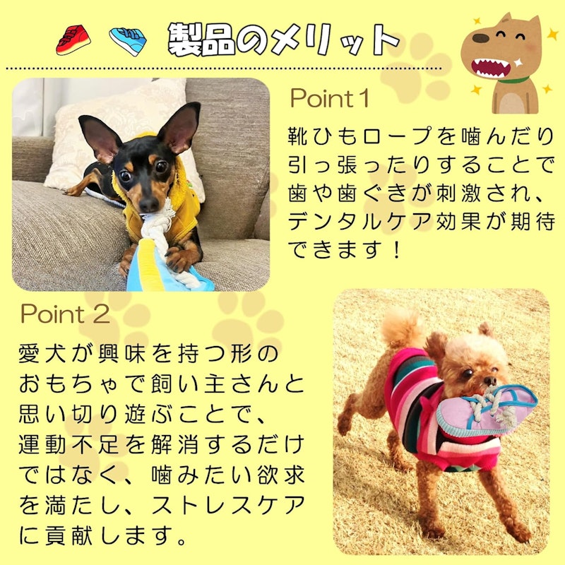 犬用おもちゃ スニーカー型 4