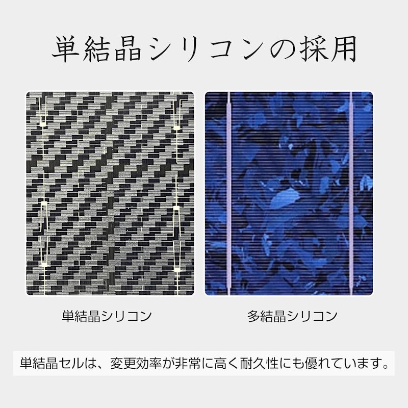 40Wソーラーパネルと小型ポータブル電源SET 6