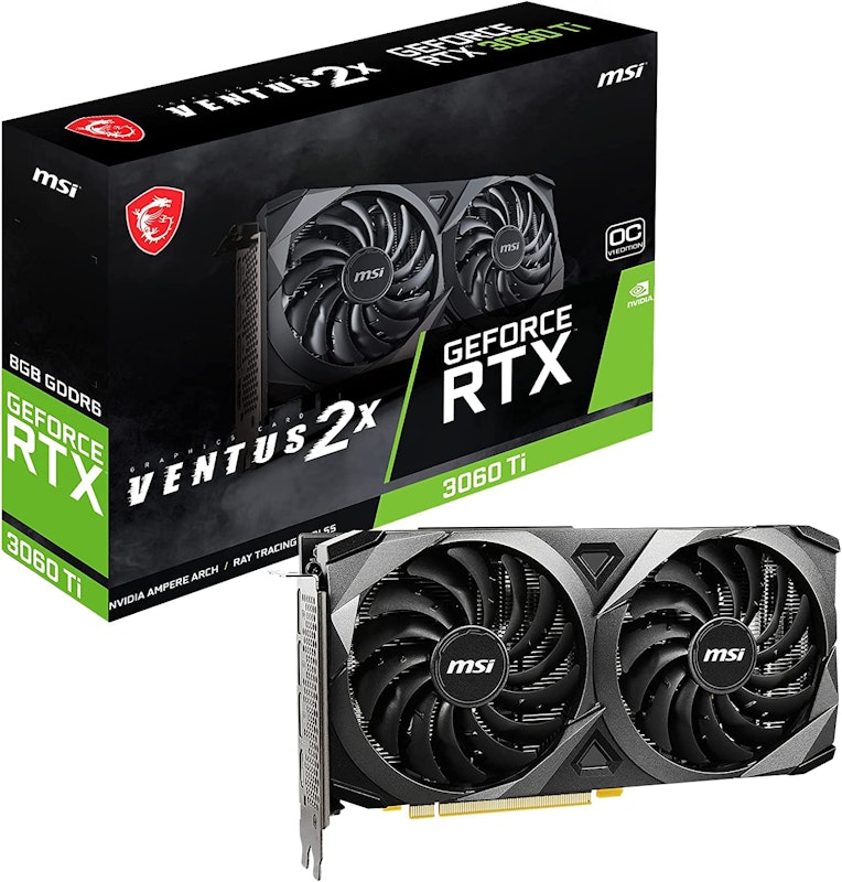 GeForce RTX 3060 Ti VENTUS 2X 8G OCV1 LHR 1