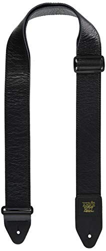 2" TRI-GLIDE ITALIAN LEATHER STRAP-BLACK 1