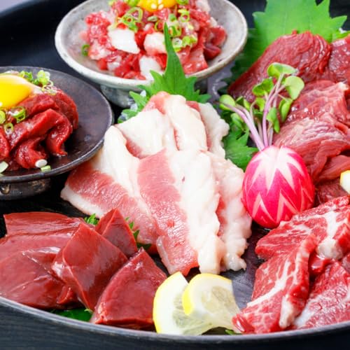 馬刺し 霜降り入り6種セット 食べ比べ 1