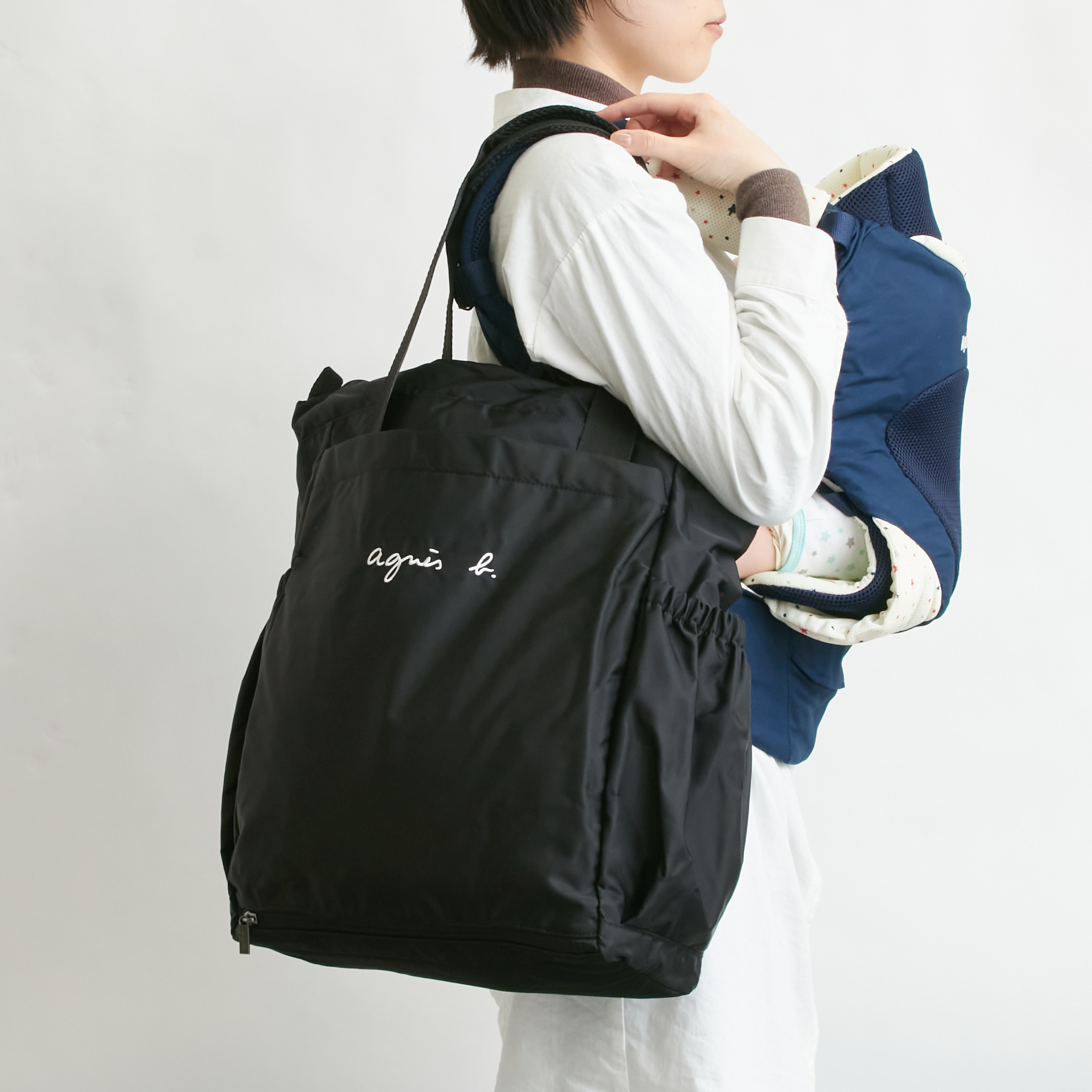 calin カラン　マザーズバッグ　アイボリー　新品未使用未開封 calin カラン マザーズバッグ アイボリー 新品未使用未開封