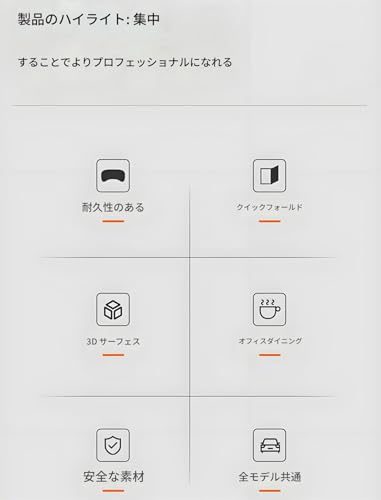 車載折りたたみテーブル 3