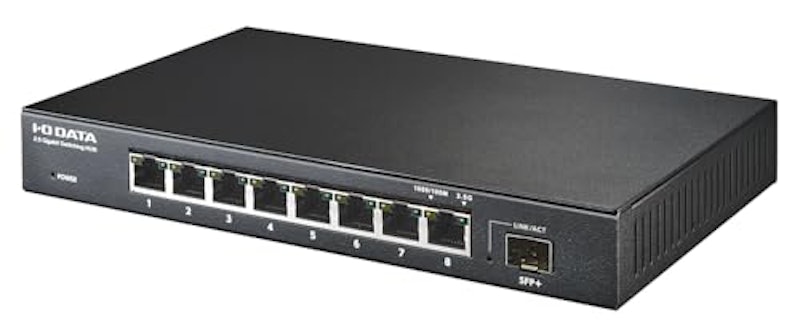 10G対応SFP+搭載2.5Gアンマネージスイッチングハブ 1