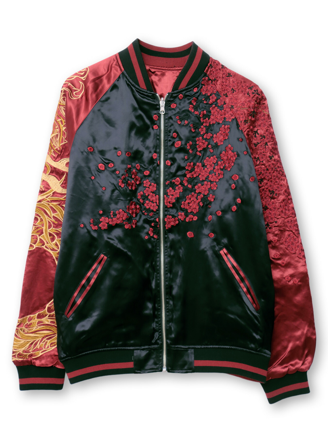 粋 豪炎龍 総刺リバーシブルスカジャン 2