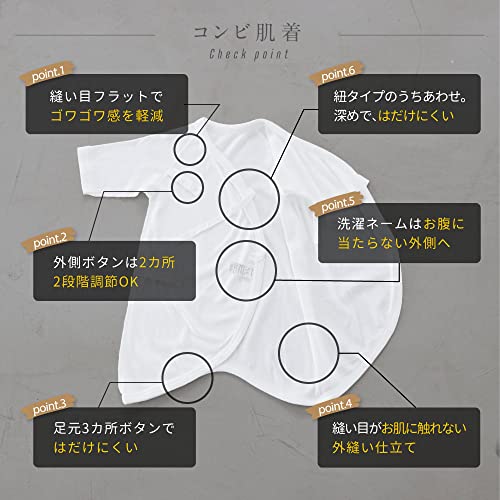 新生児肌着 5枚組 5