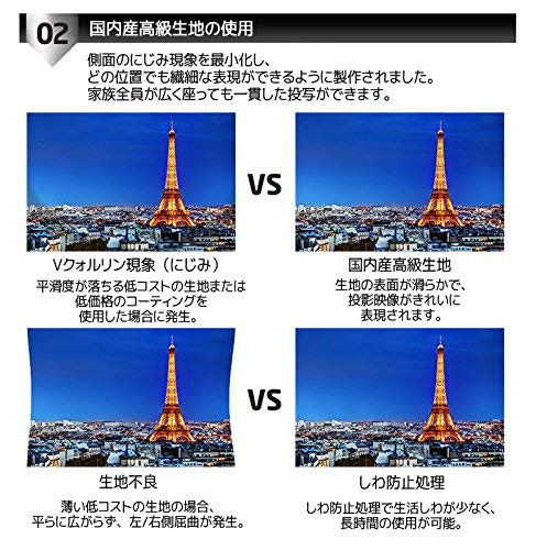 プロジェクタースクリーン 4