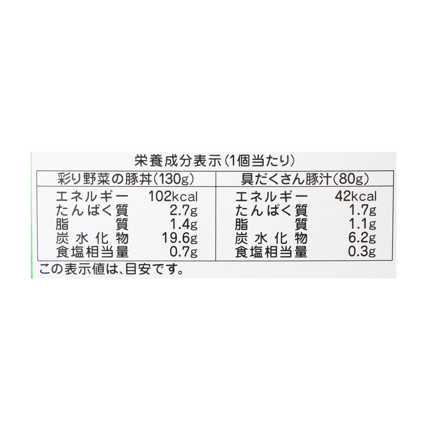 具だくさん豚汁弁当 2