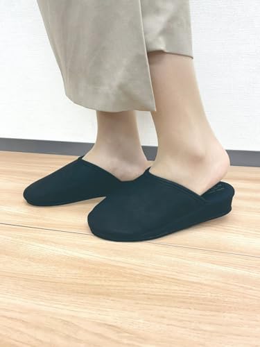 フェイクレザー ヒールスリッパ 3
