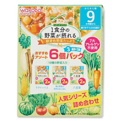 1食分の野菜が摂れる おすすめアソート6個パック  1