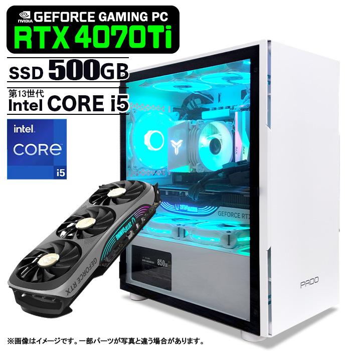 [TITANIUM]黒い光る✨ゲーミングPC✨フルセット✨RTX4070Ti TITANIUM]黒い光る✨ゲーミングPC✨フルセット✨RTX4070Ti