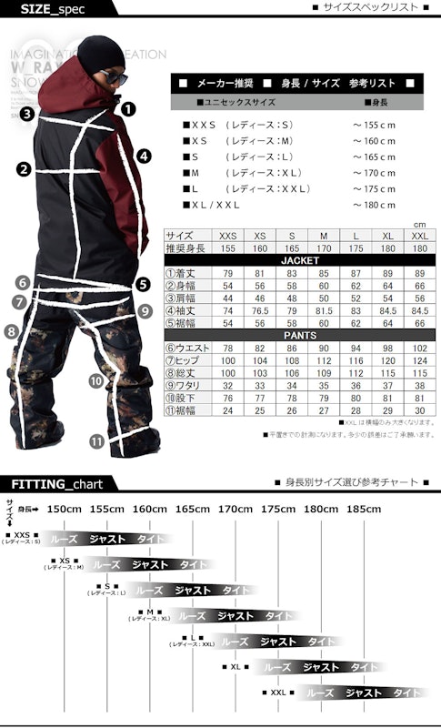 スノーボードウェア 18