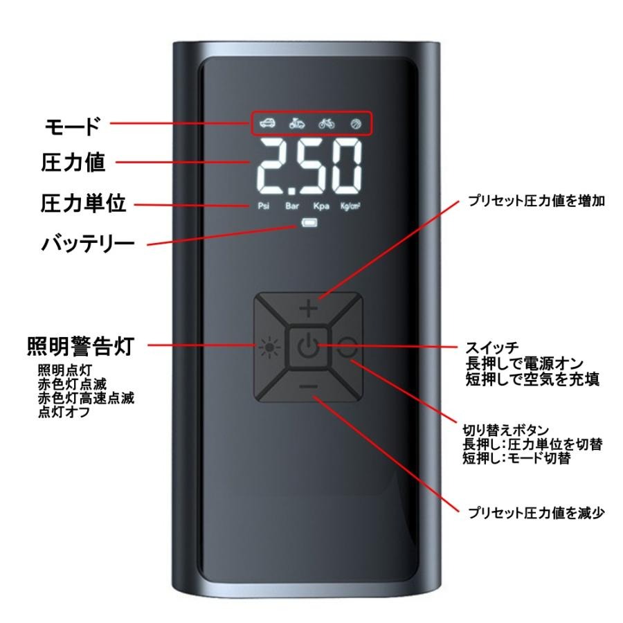 電動空気入れ 5