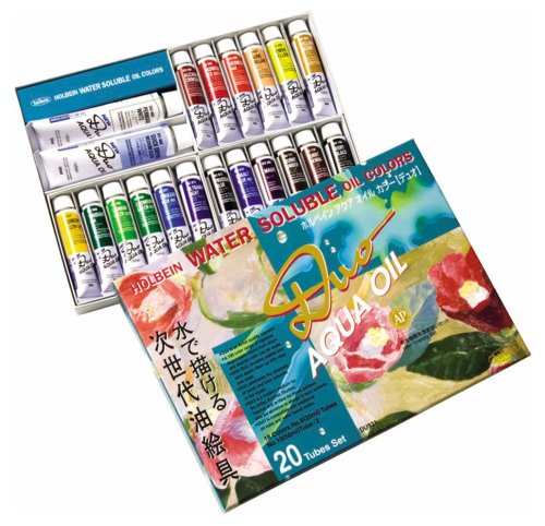 特別配送 【Holbein ホルベイン油絵具セット】イーゼル1脚&油絵の具21