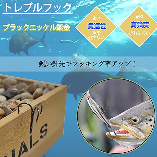 オフセットフック50本セット わかり易 ワームフック