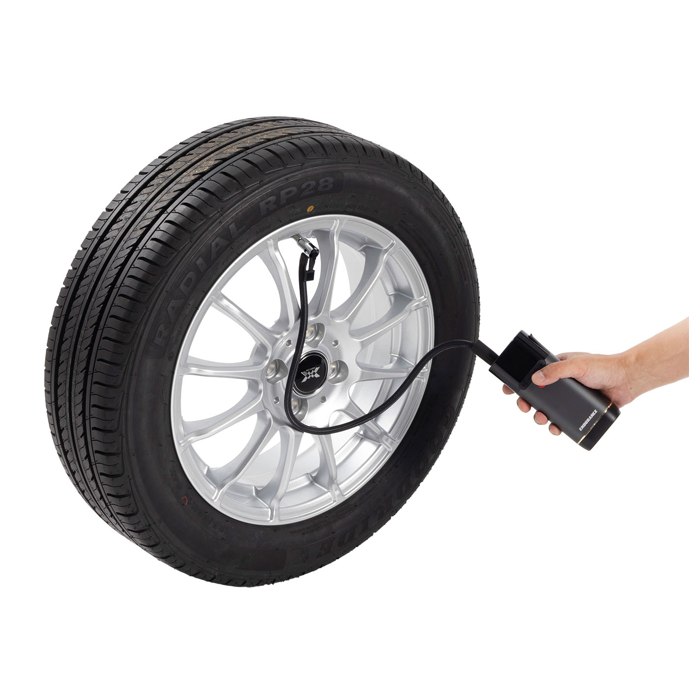 エンデュランス ‎ENDURANCE RACING 汎用 コンパクト電動エアポンプ CL722106を検証レビュー！車用タイヤ空気入れの選び方も紹介 4