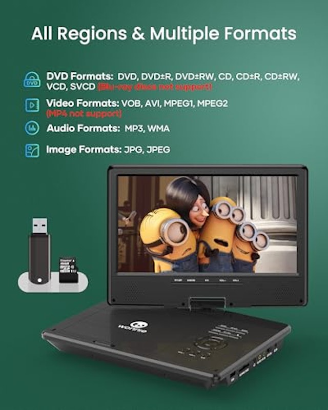 ポータブルDVDプレーヤー 3