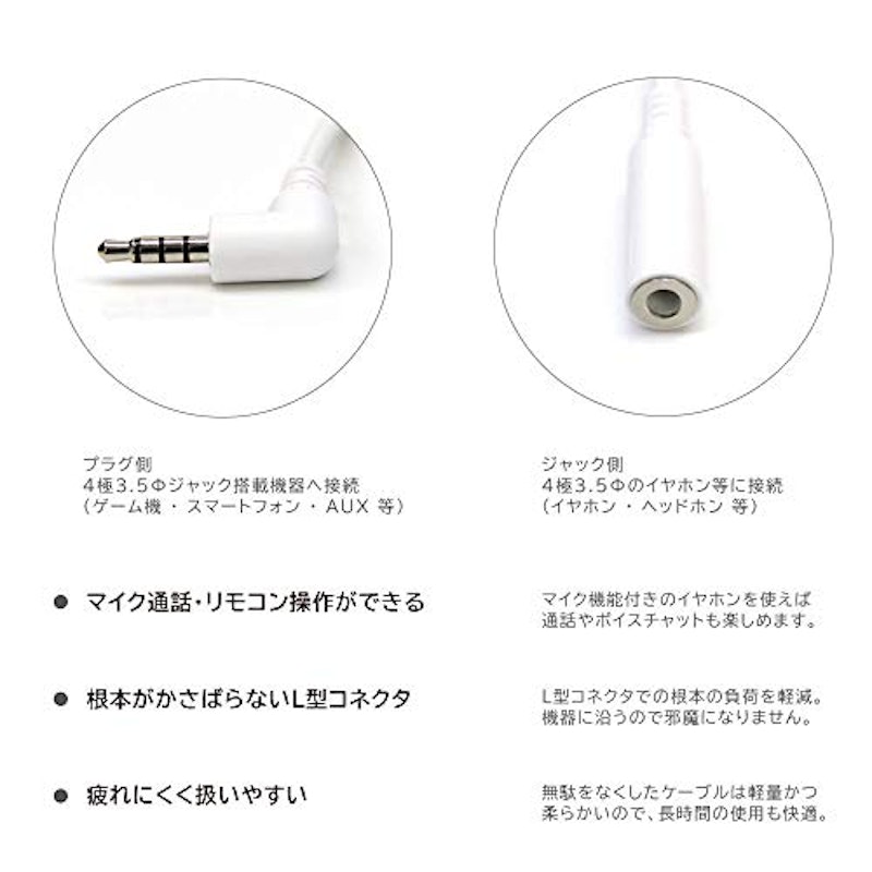 2021年】イヤホン延長ケーブルのおすすめ人気ランキング10選  mybest