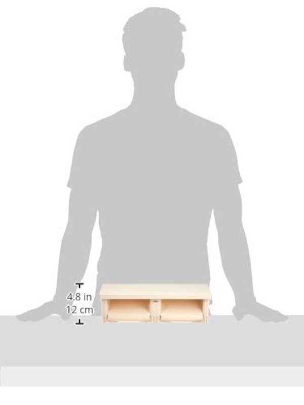 二連紙巻器 フラット棚 3