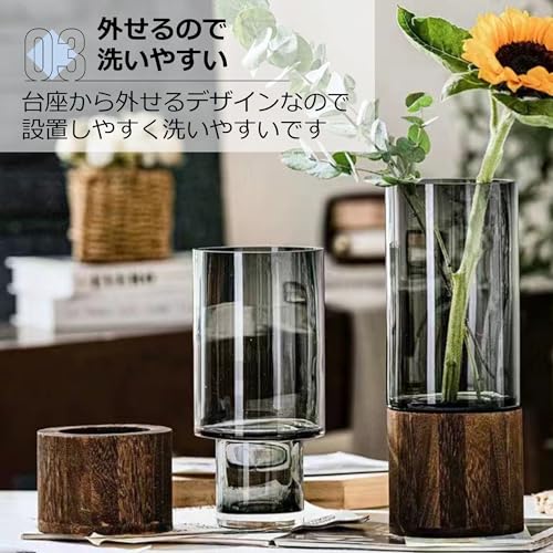 LSA ガラス花瓶 造花 有名メーカー定価50,000円