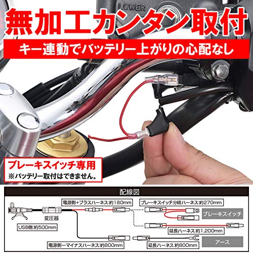 バイク専用USB電源 Type-C 6