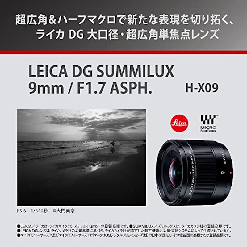LEICA DG SUMMILUX 9mm / F1.7 ASPH. 2