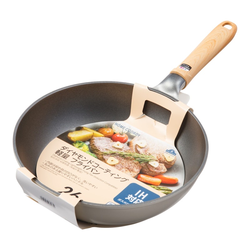 IH対応 ダイヤモンドコーティング 軽量フライパン 26cm 6