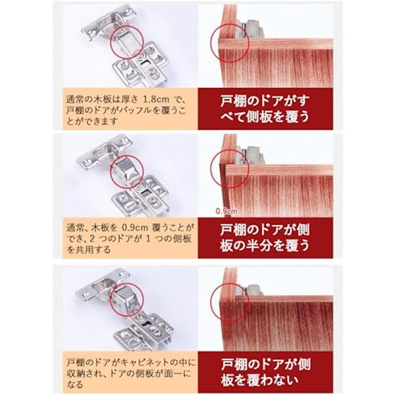 スライド丁番 5