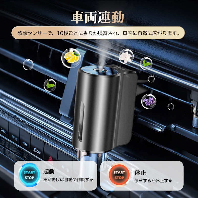 車用スマートアロマディフューザー 7