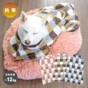 毛布ポンチョ ボックスチェック 1
